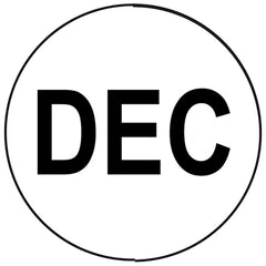 DECEMBER Circle Labels H-17934-13412