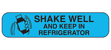 Shake Well and Keep In Refrigerator Labels H-2038-15967
