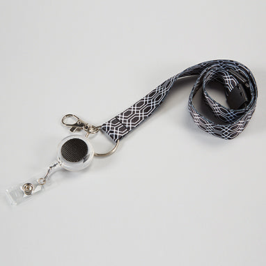 Lanyard, Black and White