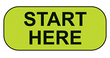 Start Here Labels H-18305-14874