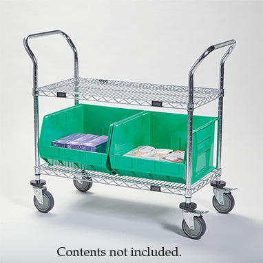 Heavy-Duty Cart, 2-Shelf H-20382-14765