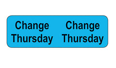 Tube Change Labels/Thursday H-2894-13176