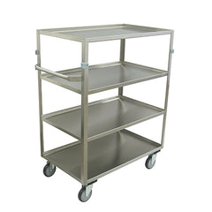 Stainless Steel Cart, 4-Shelf H-18753-15583