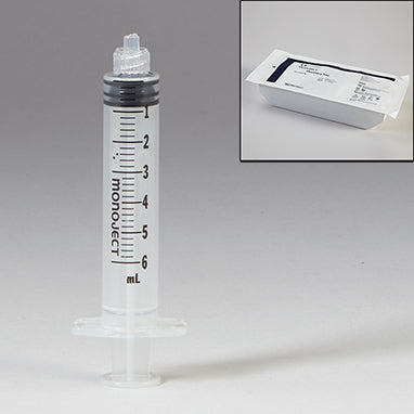 Sterile Monoject™ Luer-Lock Syringes, Pharmacy Tray, 6mL H-20044-12054