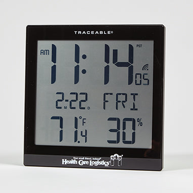 Digital Radio Atomic Wall Clock H-14127-15122