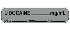 Lidocaine Date Labels H-17793-13563