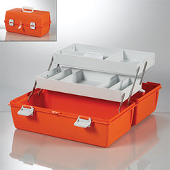 Emergency Box with 2 Trays, 18x9x10 H-1800-15722