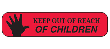Keep Out Of Reach Of Children Labels H-2025-14376