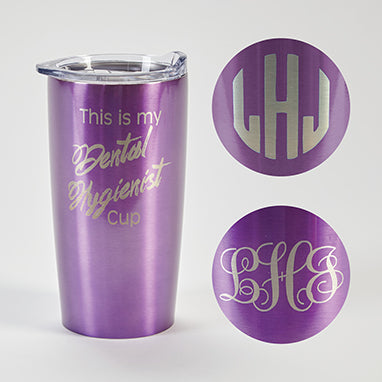 Himalayan Tumbler, Purple, Dental Hygienist, Personalized H-D219P-12878