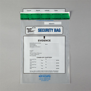 Chain Of Custody Bags, Clear, 9 x 12 H-11308-14698