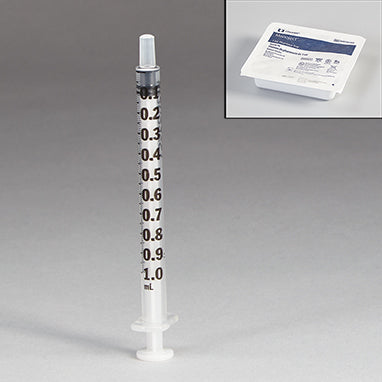 Sterile Monoject™ Luer Slip Syringes, Pharmacy Tray, 1mL, Case H-20042-31-12051