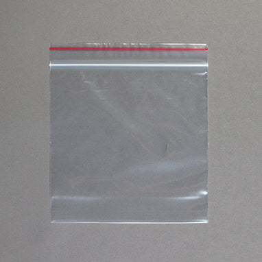 Premium Red Line™ Reclosable Bags, Single-Track, 6 x 6 H-7530-20625