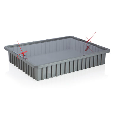 Divider Box with Security Seal Holes, 22x4x17