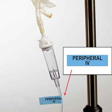 Peripheral IV Labeling Tape H-2587-15765