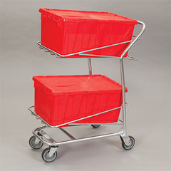 Hinged Lid Transfer Box Cart H-14053-13788