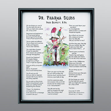 Dr Pharma Seuss Print H-C554-13809