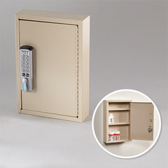 Slim-Line Narcotic Cabinet with Keyless Entry Digital Lock, 8x12x2 H-20397-20428