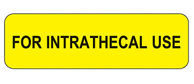 For Intrathecal Use Labels H-18547-14374