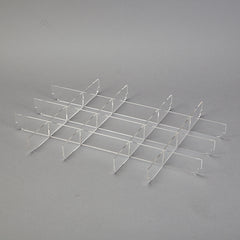 Clear Acrylic Divider Set for Shallow Crash Cart Boxes H-3204-20012