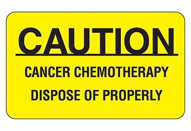 Caution Cancer Chemotherapy Labels H-2301-14444