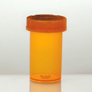 Friendly and Safe Vials with Child-Resistant Caps Attached, 20 Dram H-572834-16120