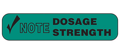 Note Dosage Strength Labels H-2048-15827