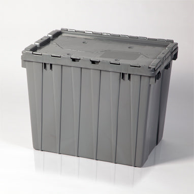 Hinged Lid Transfer Box, 21.5x17x18.5 H-5552-01G-12087