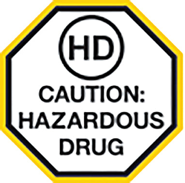 Caution Hazardous Drug Cling H-2290-17745