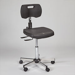 Kango Low Polyurethane Seat Chair with Tilt and Casters H-8422K-15187
