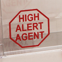 High Alert Agent Vinyl Labels H-17535-13136
