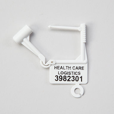 Padlock Seals, Consecutively Numbered, White, Case H-7910-31-17009