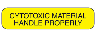 Cytotoxic Material Handle Properly Labels H-2373-14389