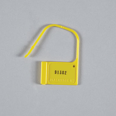 Extra-Large Heavy-Duty Padlock Seals, Numbered, Yellow H-8334-12212