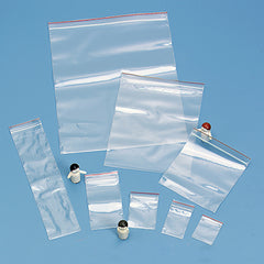 Premium Red Line™ Reclosable Bags, Single-Track, 8 x 10 H-7596-20638