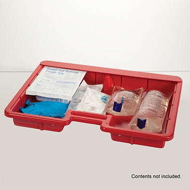 Full-Size Colored Crash Cart Box with Built-In Handle