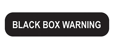 Black Box Warning Labels H-17553-12478