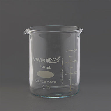 Glass Beaker, 250mL H-3026-17638