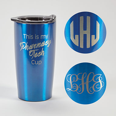 Himalayan Tumbler, Blue, Pharm Tech, Personalized H-P231P-12859