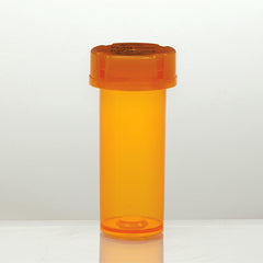 Friendly and Safe Vials with Child-Resistant Caps Attached, 9 Dram H-572532-16111