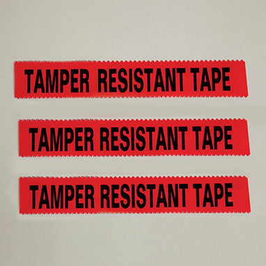 Tamper Resistant Tape, Red, 108'L x 1"H H-8006-20546