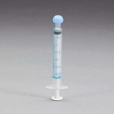 ExactaMed™ Oral Dispensers w/ Tip Caps, 3mL - Clear H-7850-17720