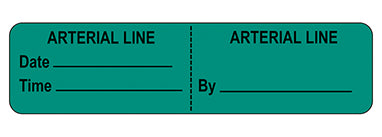 Arterial Line Labels H-17583-13156