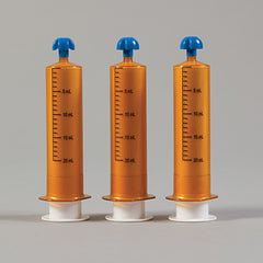 Comar mL Only Oral Dispensers with Tip Caps, 20mL - Amber H-19007-15890