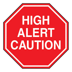 High Alert Caution Labels H-8345-15108