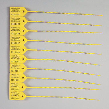 Pull-Tight Seals, Consecutively Numbered, Yellow, Case H-7813-31-12076