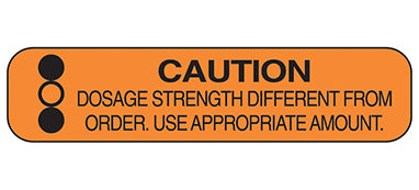 Caution Dosage Strength Different Labels H-2050-15996