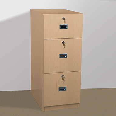 Two-Drawer File Cabinet with Utility Drawer