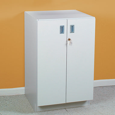 Base Cabinet with Locking Doors, 24 Inch Wide