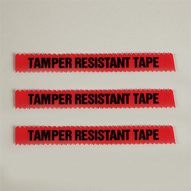 Tamper Resistant Tape, Red, 108'L x 1/2"H H-8000-14625