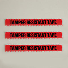 Tamper Resistant Tape, Red, 108'L x 1/2"H H-8000-14625